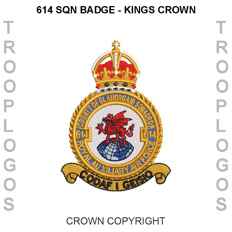 614 Squadron RAuxAF Fleece Jacket