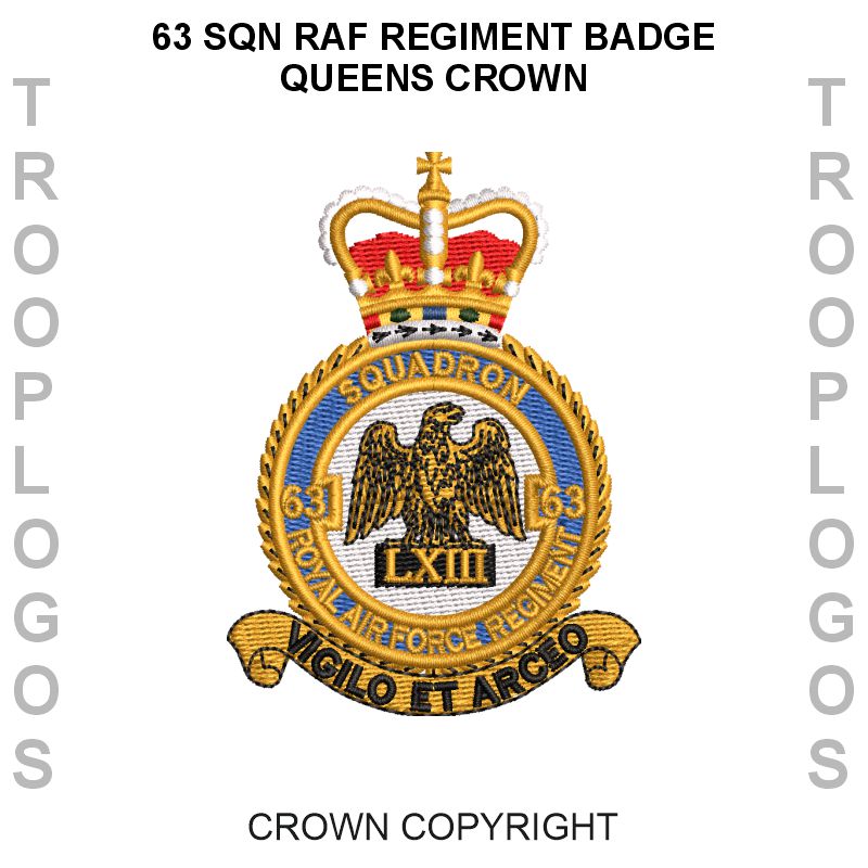 63 Sqn RAF Regiment Polo Shirt