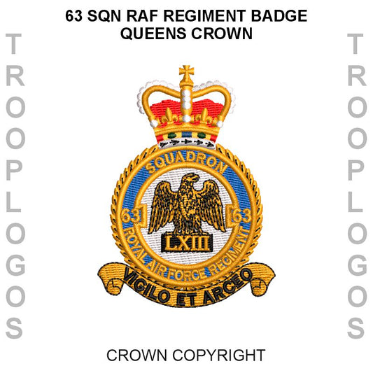 63 Sqn RAF Regiment Cotton T-shirt