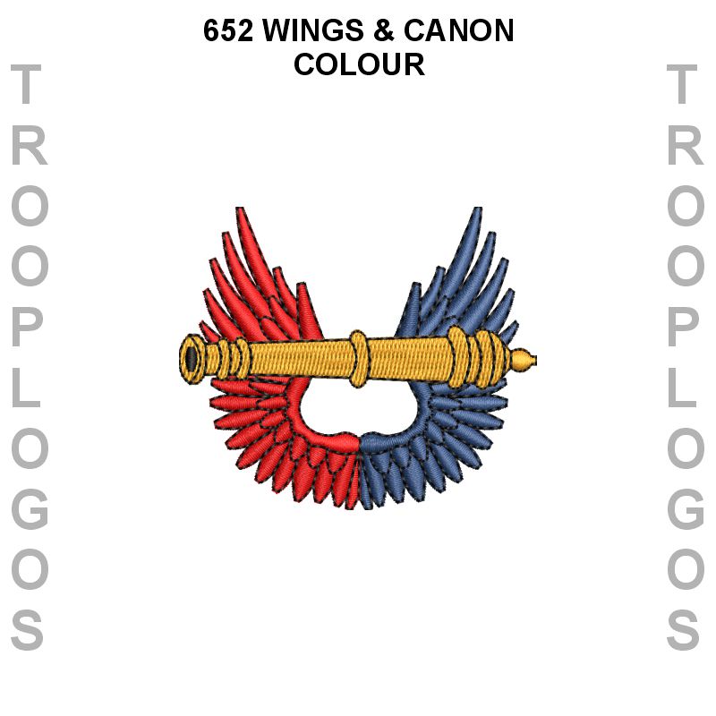 652 Sqn AAC Wings and Canon