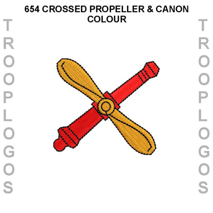 654 Sqn ACC Propeller and Canon