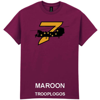 No 7 Sqn Chinook Printed Cotton T-shirt