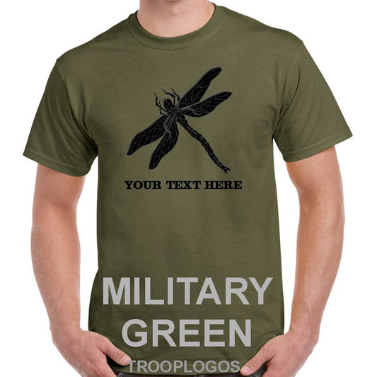 845 NAS Dragonfly Printed Cotton T-shirt