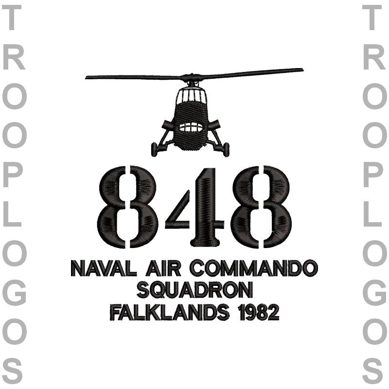 Naval Air Commando Squadron Falklands 1982 Printed Cotton T-shirt