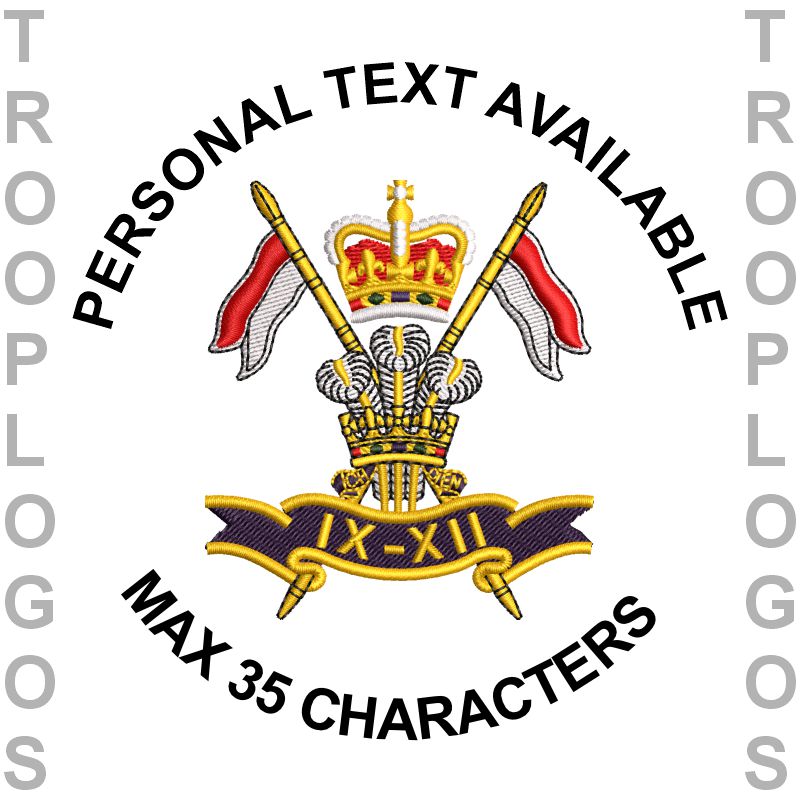 9th/12th Royal Lancers Embroidered Badge