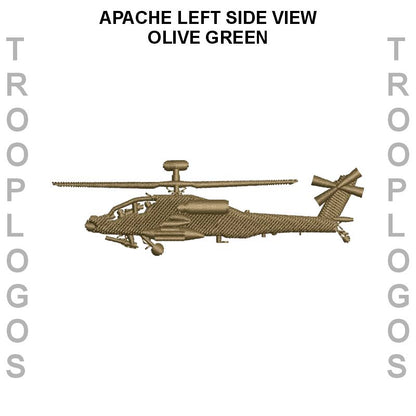 Apache Left Side View Olive Green