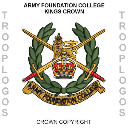 Army Foundation College Badge Kings Crown