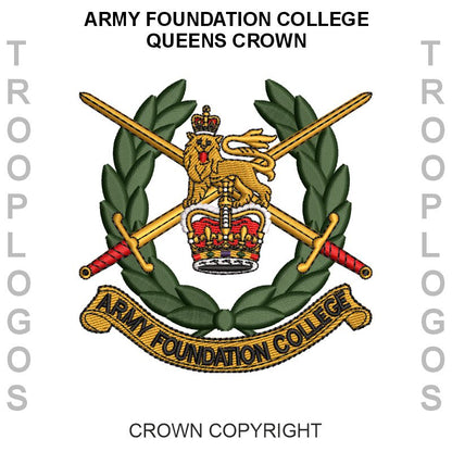 Army Foundation College Badge Queens Crown