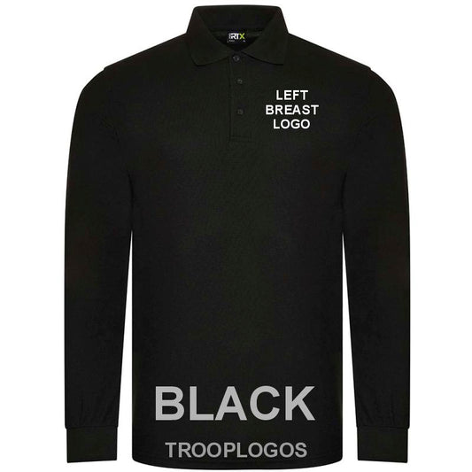 Royal Tank Regiment Long Sleeve Polo Shirt