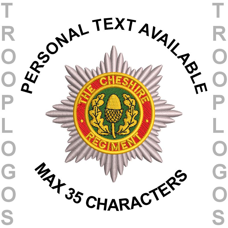 Cheshire Regiment Embroidered Badge