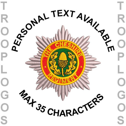 Cheshire Regiment Embroidered Badge