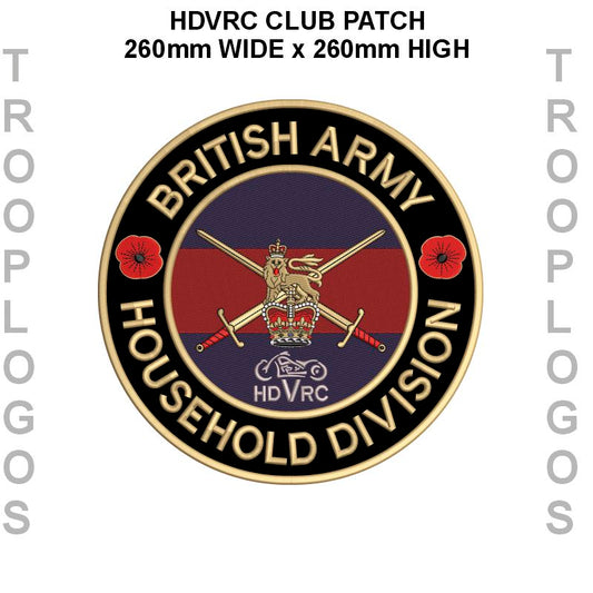 HDVRC Large Club Bikers Patch