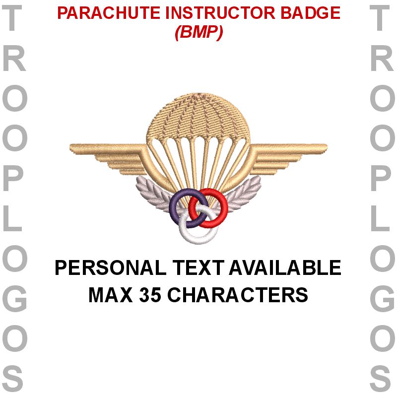 Parachute Instructors Badge BMP