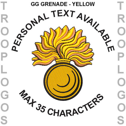 Grenadier Guards Grenade Yellow