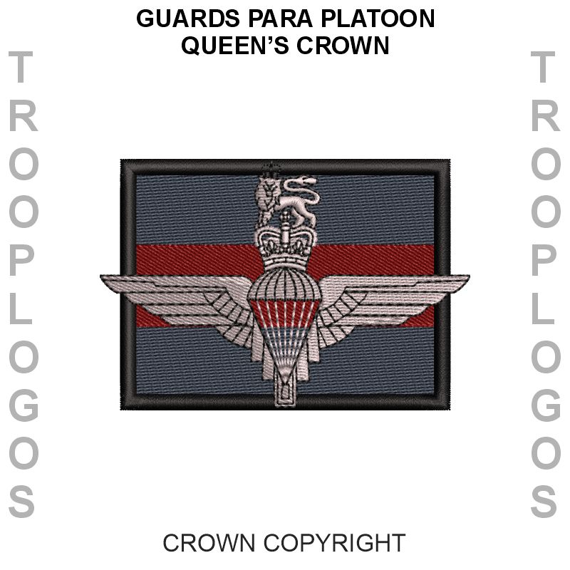Guards Para Platoon Queens Crown