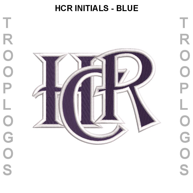 HCR Initials Blue