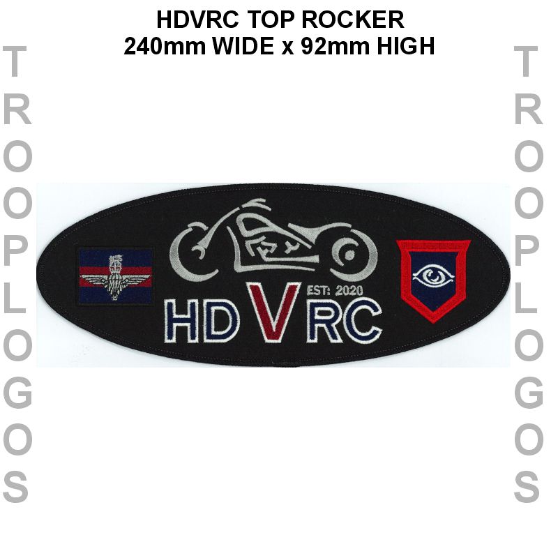 HDVRC Top Rocker Patch