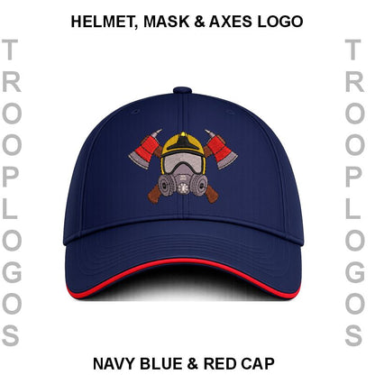 Thin Red Line Fire Rescue Embroidered Baseball Cap