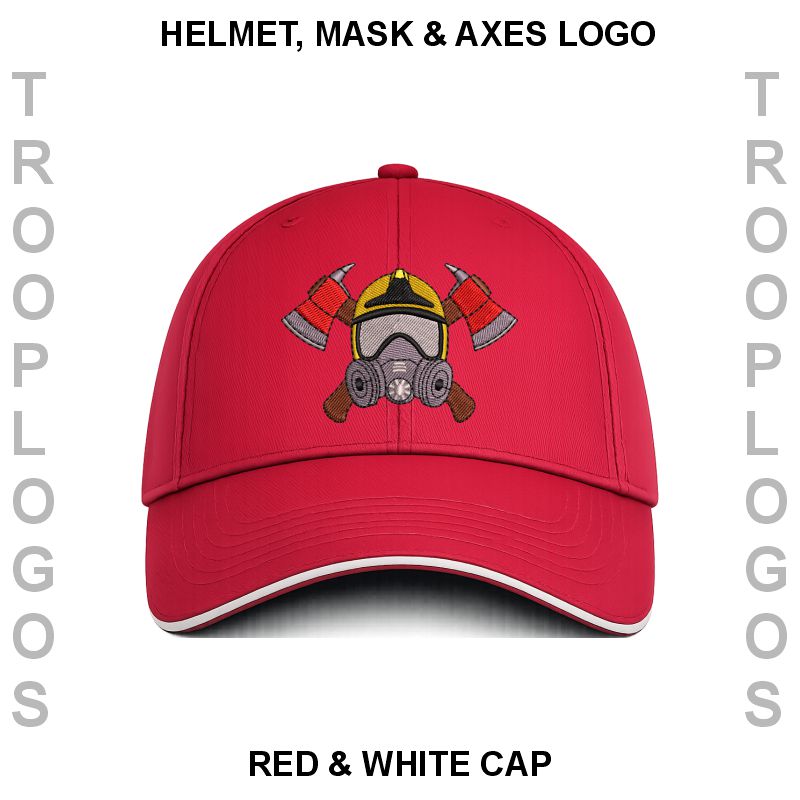 Thin Red Line Fire Rescue Embroidered Baseball Cap