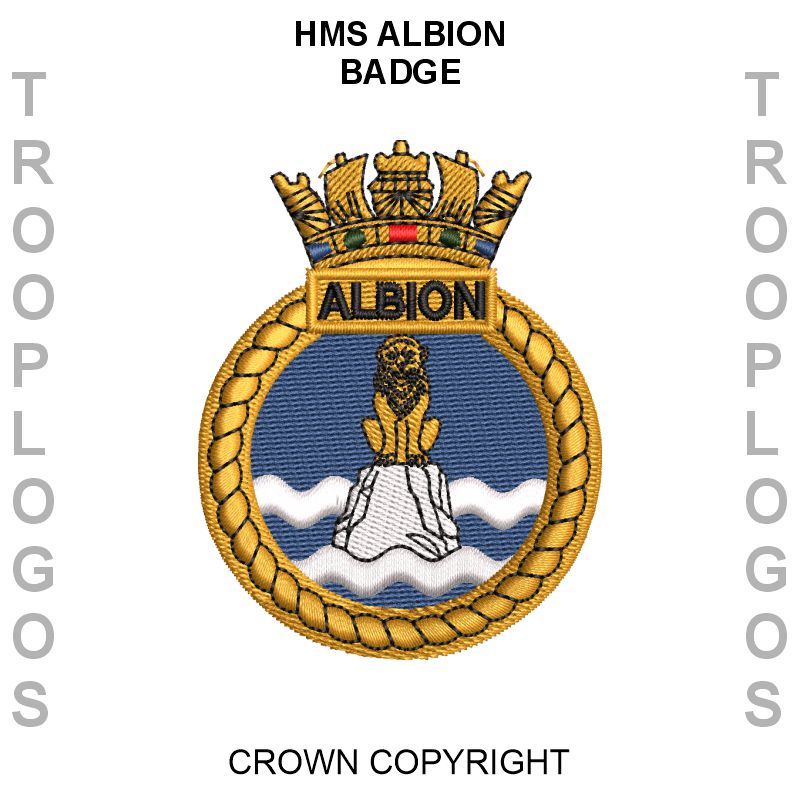 HMS Albion badge
