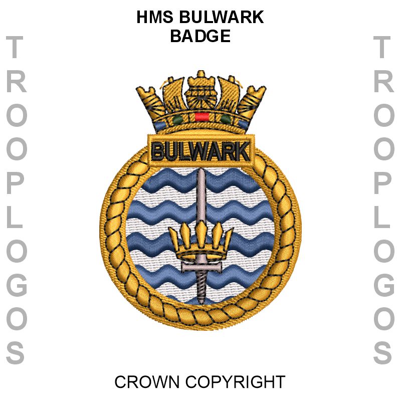 HMS Bulwark Badge