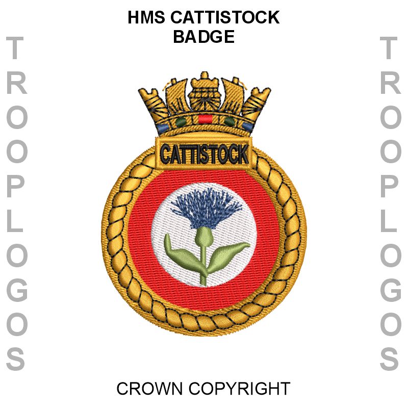HMS Cattistock Badge
