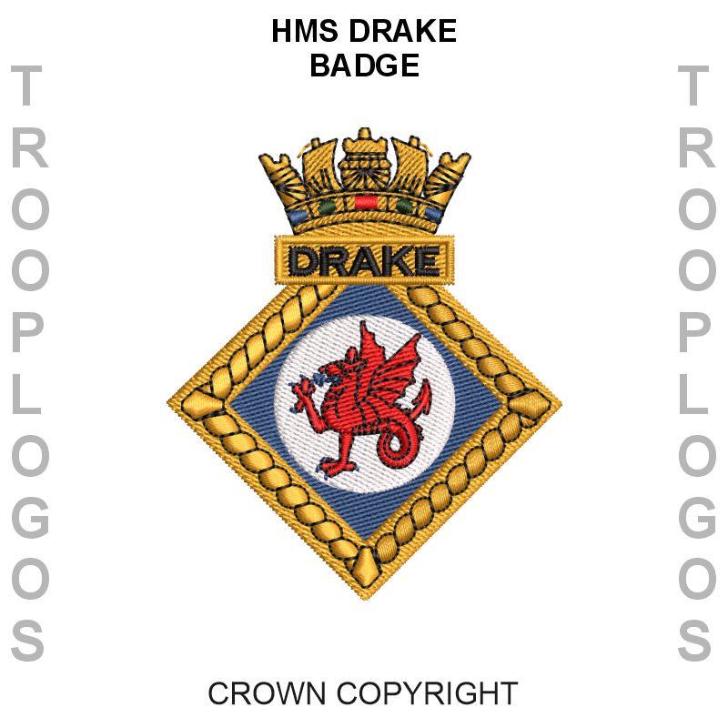 HMS Drake Badge