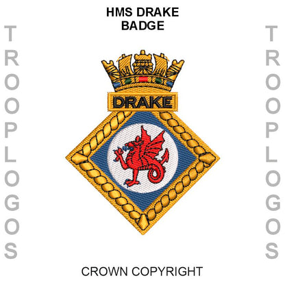HMS Drake Badge