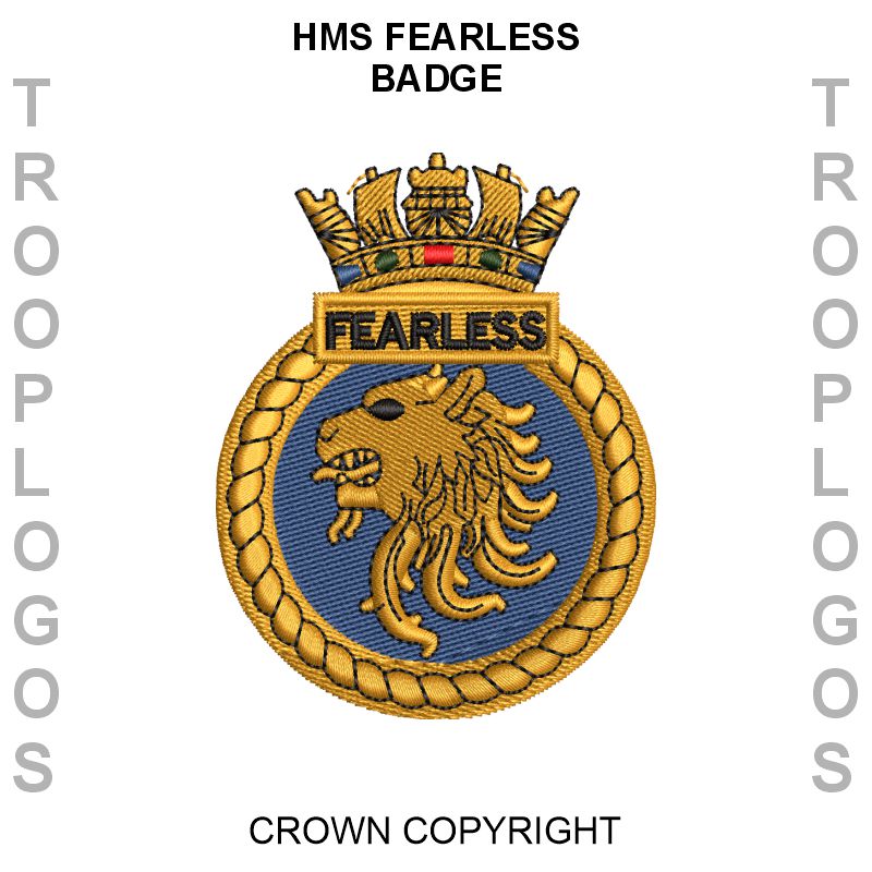 HMS Fearless Badge