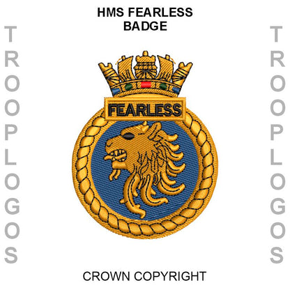 HMS Fearless Badge