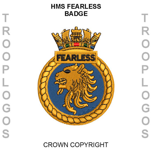 HMS Fearless Badge