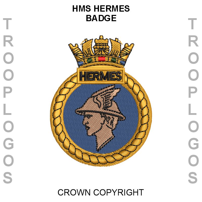 HMS Hermes Badge