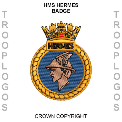HMS Hermes Badge