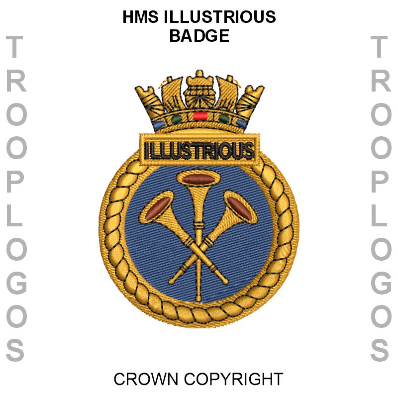 HMS Illustrious Badge