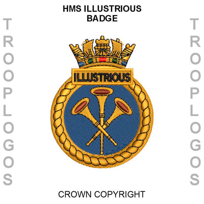 HMS Illustrious Badge