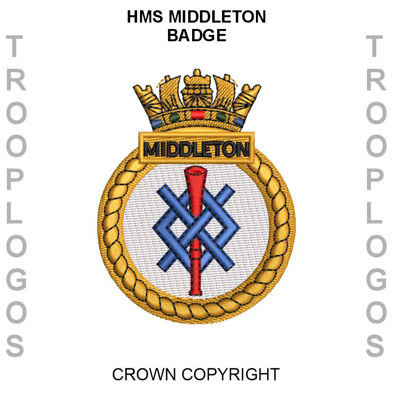 HMS Middleton Badge
