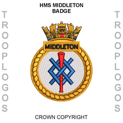 HMS Middleton Badge