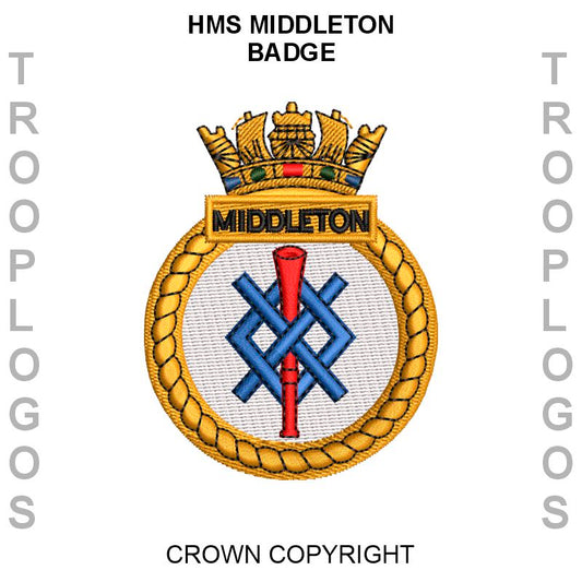HMS Middleton Badge