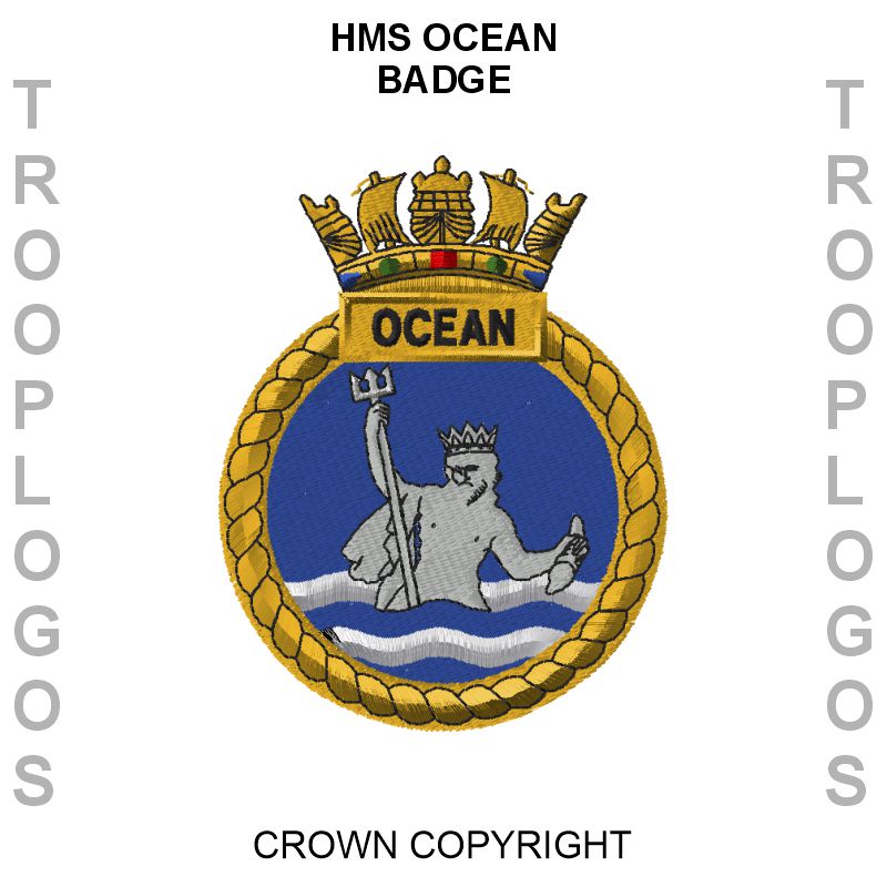 HMS Ocean Badge