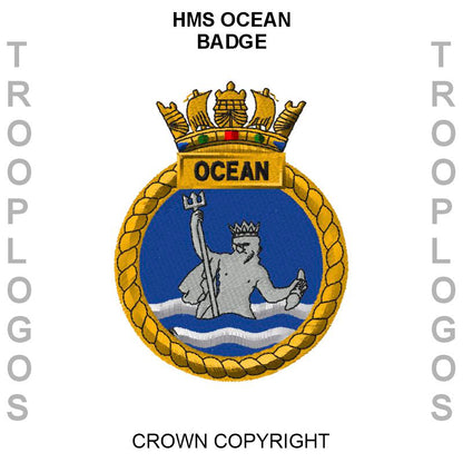 HMS Ocean Badge