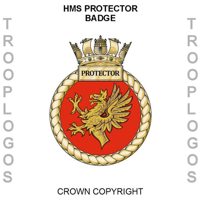 HMS Protector Badge