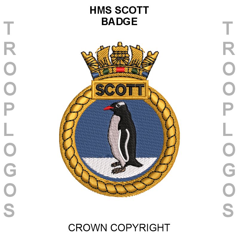 HMS Scott Badge