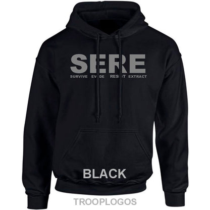 SERE Survive Evade Resist Extract Printed Unisex Hoodie