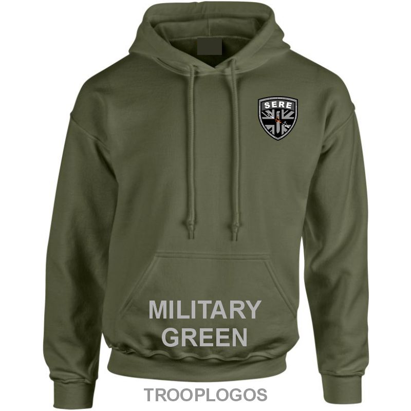 SERE School Badge Printed Unisex Hoodie