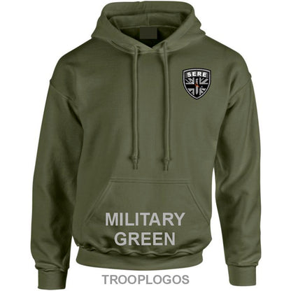 SERE School Badge Printed Unisex Hoodie