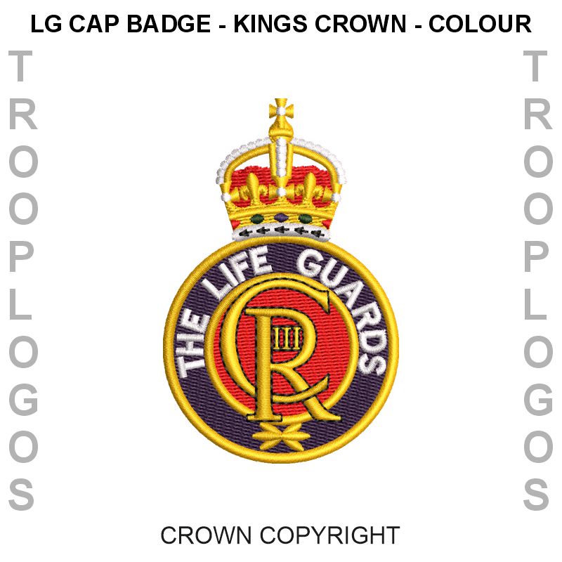 LG Cap Badge Colour Kings Crown