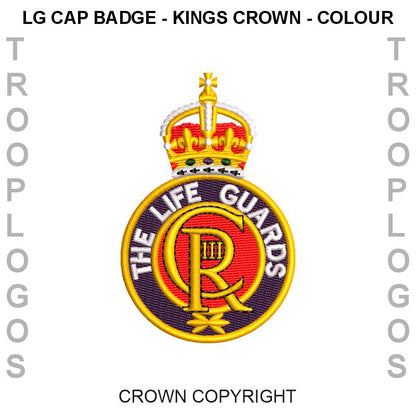 LG Cap Badge Colour Kings Crown