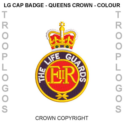 LG Cap Badge Colour Queens Crown