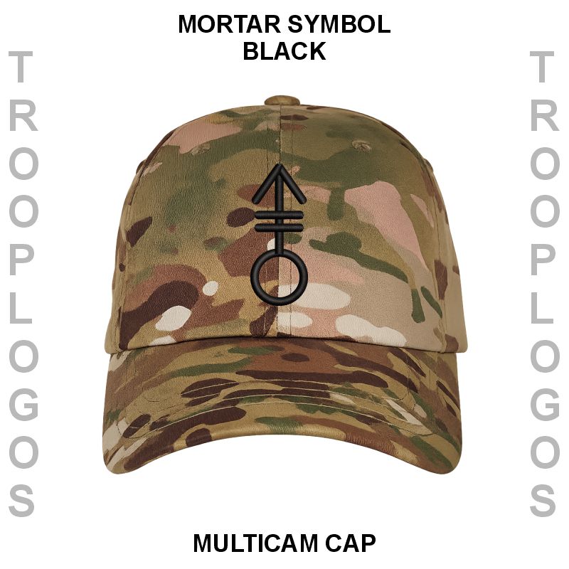Mortar Symbol Multicam Baseball Cap