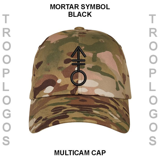 Mortar Symbol Multicam Baseball Cap